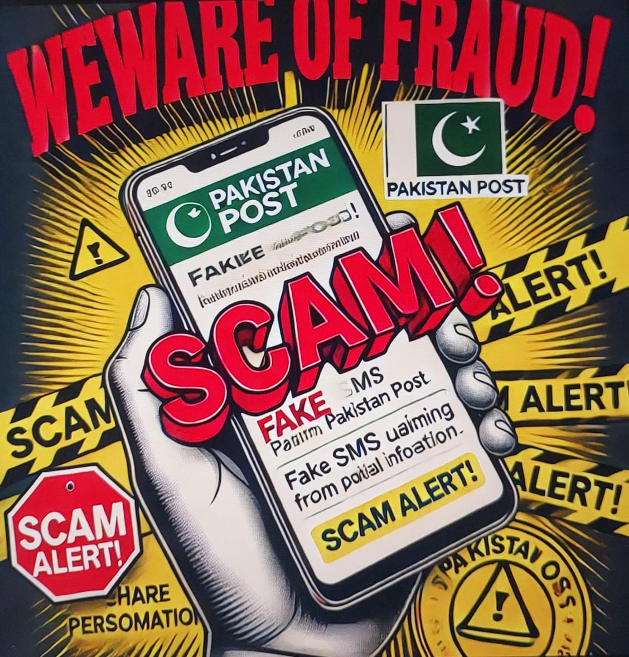 PAKISTAN POST SMS FRAUD ALERT